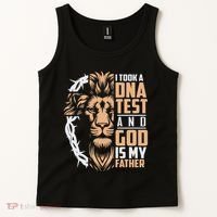 I Took A Dna Test God Is My Father Tank Top thumb 2