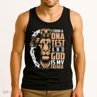 I Took A Dna Test God Is My Father Tank Top thumb 3