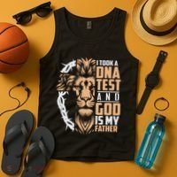 I Took A Dna Test God Is My Father Tank Top thumb 4