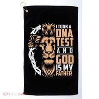 I Took A Dna Test God Is My Father Golf Towel thumb 0
