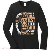 I Took A Dna Test God Is My Father Women's Long Sleeve Shirt thumb 0