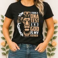 I Took A Dna Test God Is My Father Women's T-Shirt thumb 2