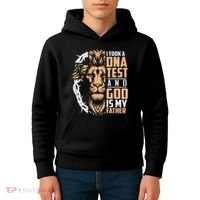 I Took A Dna Test God Is My Father Kids Hoodie thumb 4