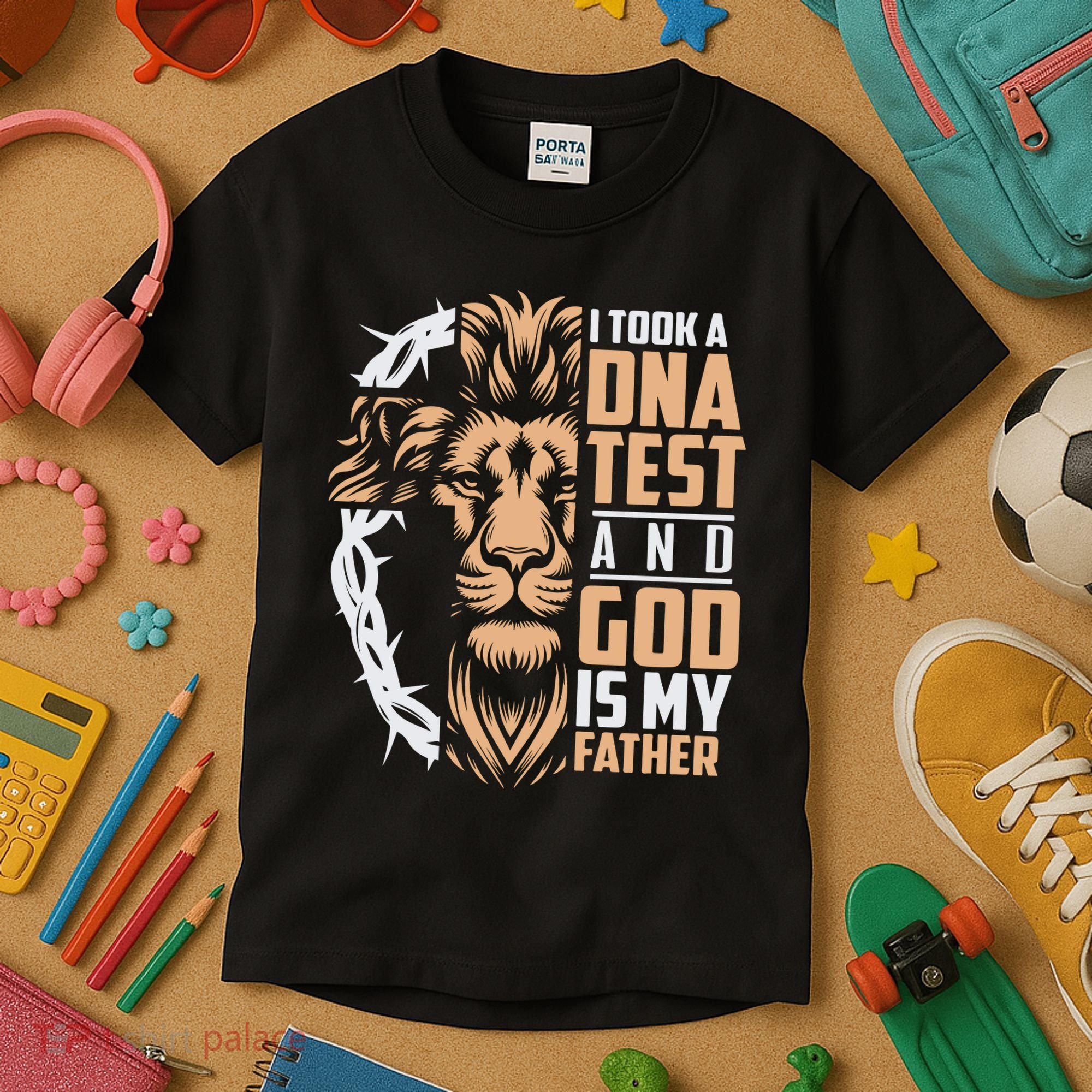I Took A Dna Test God Is My Father Kids T-Shirt