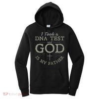 I Took A DNA Test And God Is My Father Funny Christian Women's Hoodie thumb 0