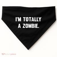 I'm Totally A Zombie USA-Made Doggie Bandana thumb 0