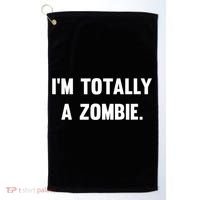 I'm Totally A Zombie Golf Towel thumb 0
