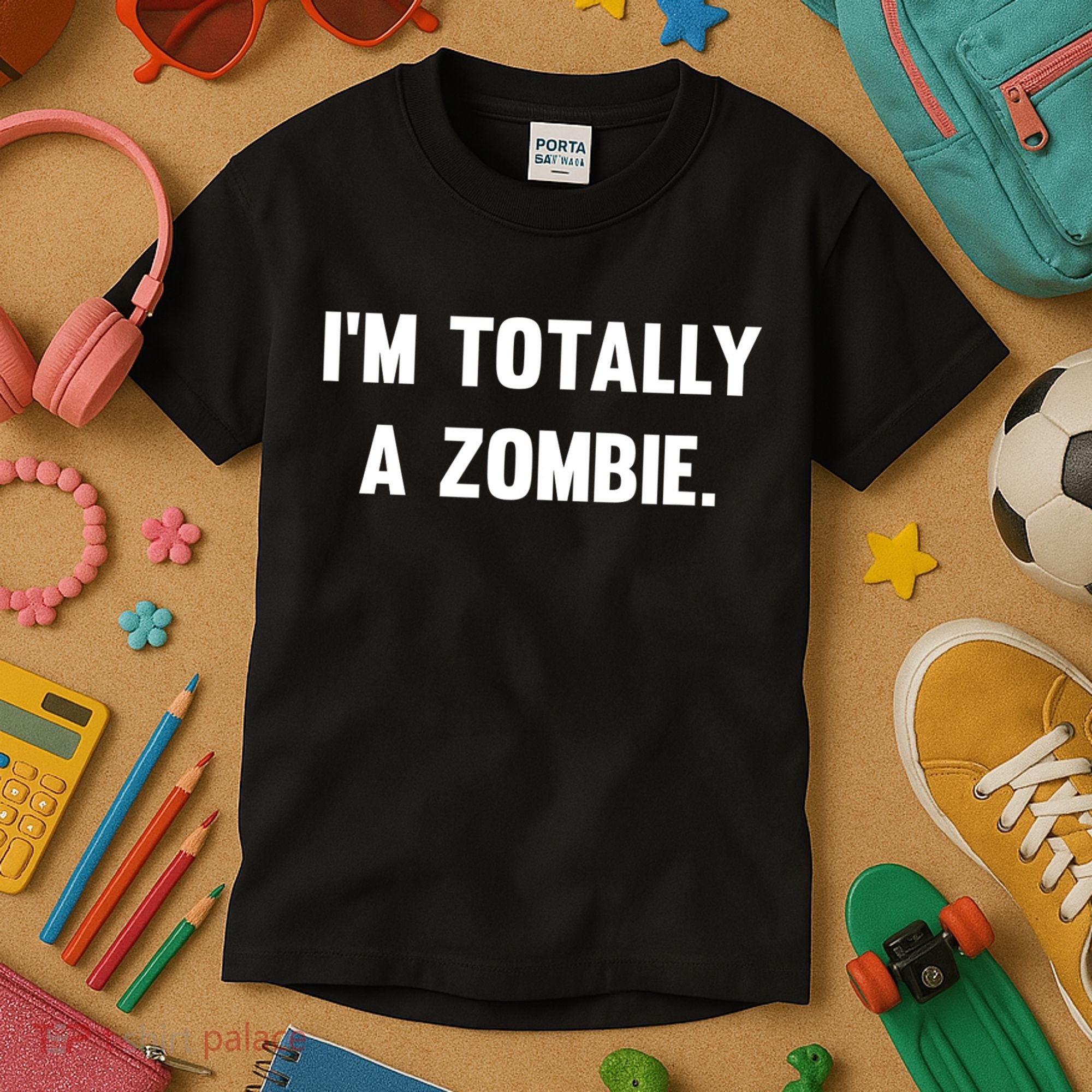I'm Totally A Zombie Kids T-Shirt