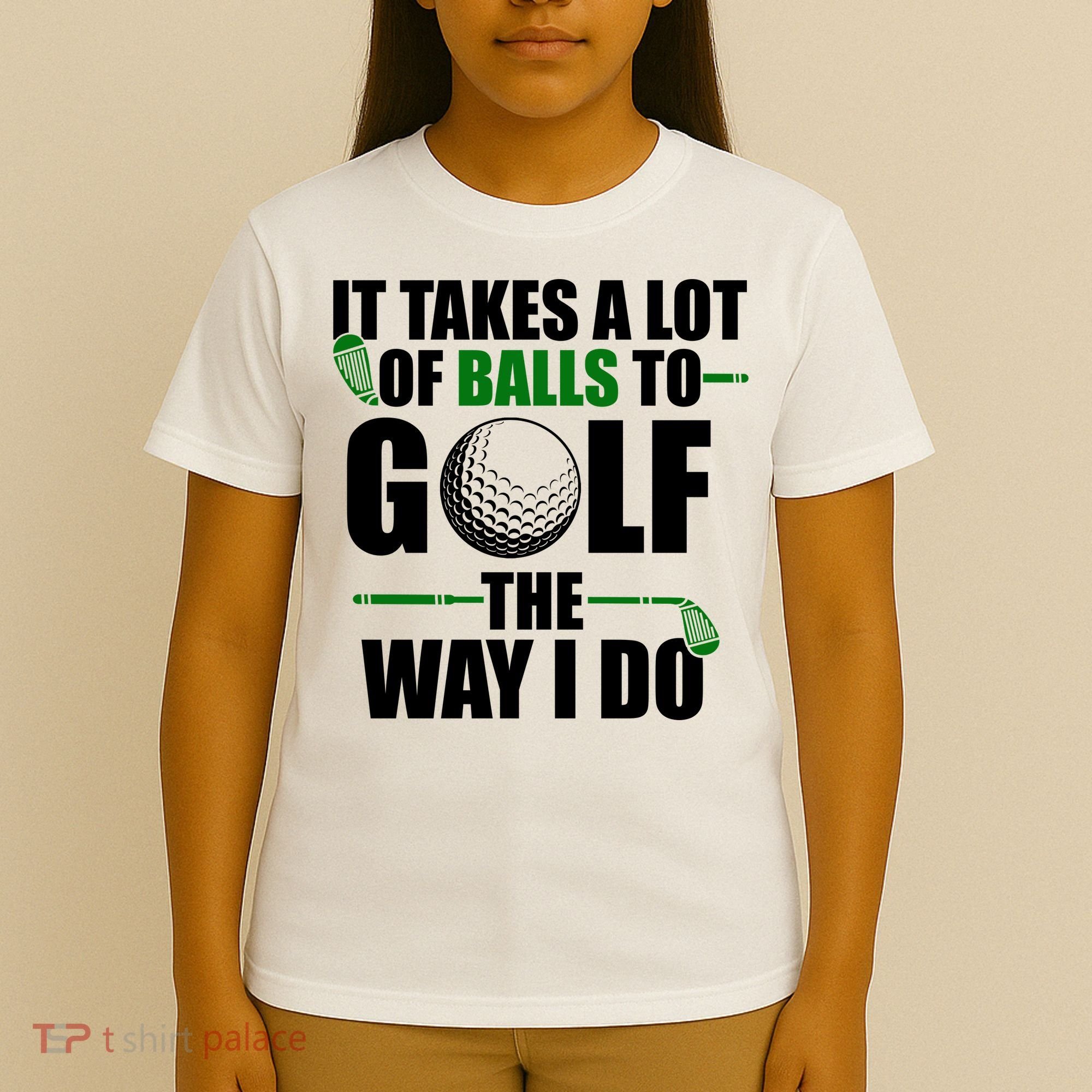 It Takes A Lot Of Balls To Golf The Way I Do Funny Golfer T-Shirt
