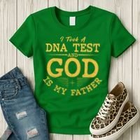 I Took A DNA Test And God Is My Father Women's T-Shirt thumb 3