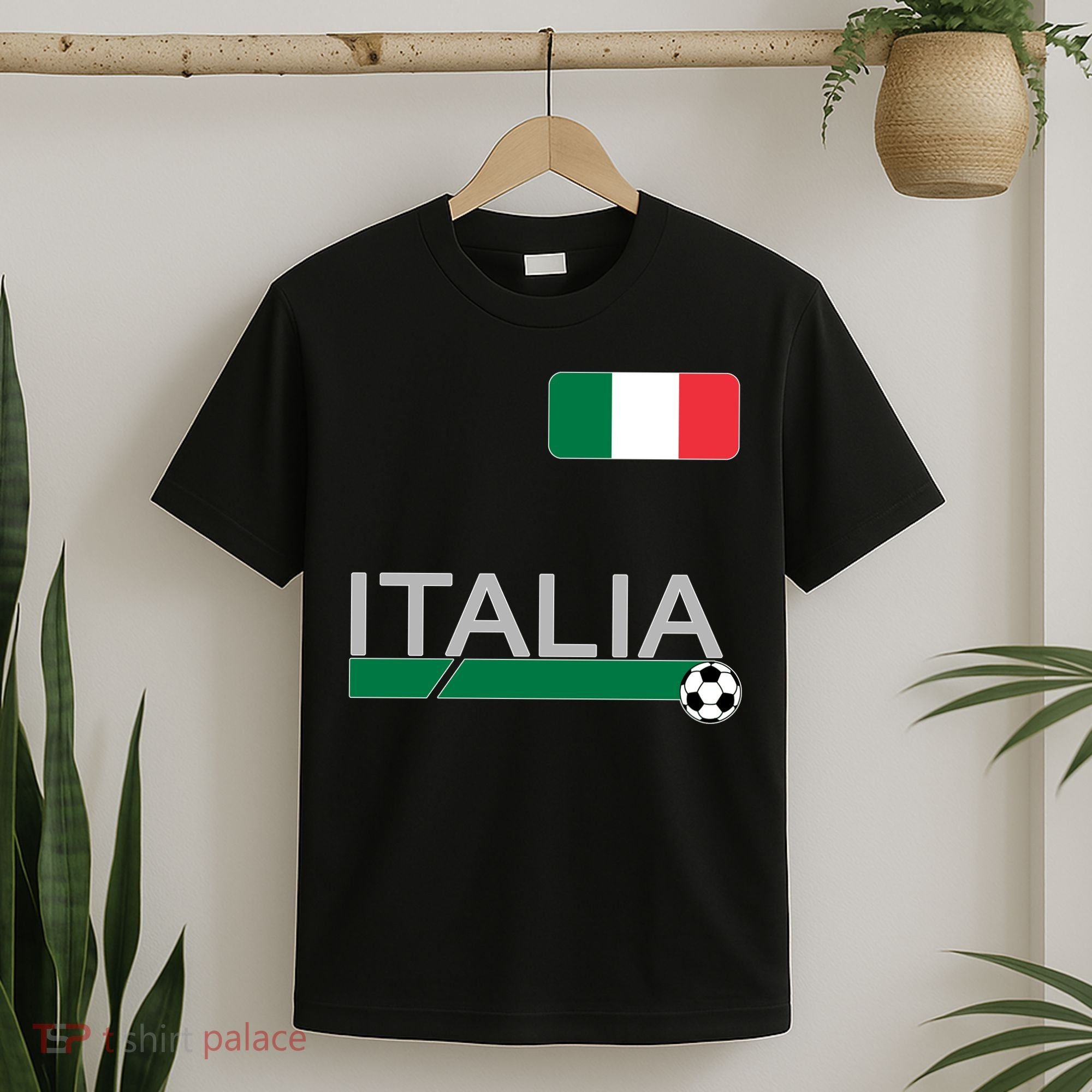Italia Azzurri Supporter Italian Soccer Team T-Shirt