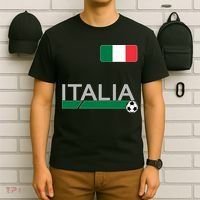 Italia Azzurri Supporter Italian Soccer Team T-Shirt thumb 6