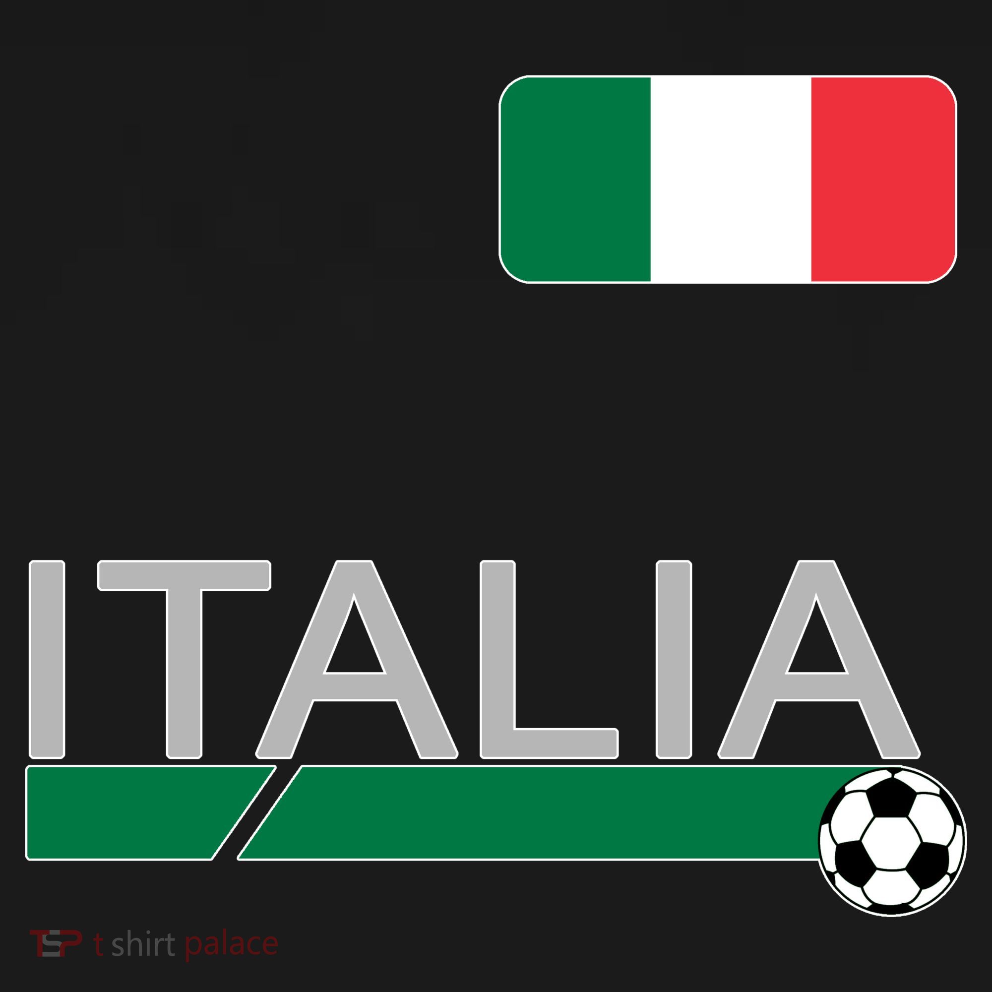 Italia Azzurri Supporter Italian Soccer Team T-Shirt