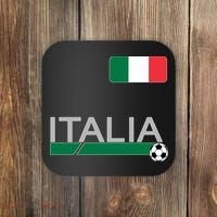 Italia Azzurri Supporter Italian Soccer Team Coaster thumb 0