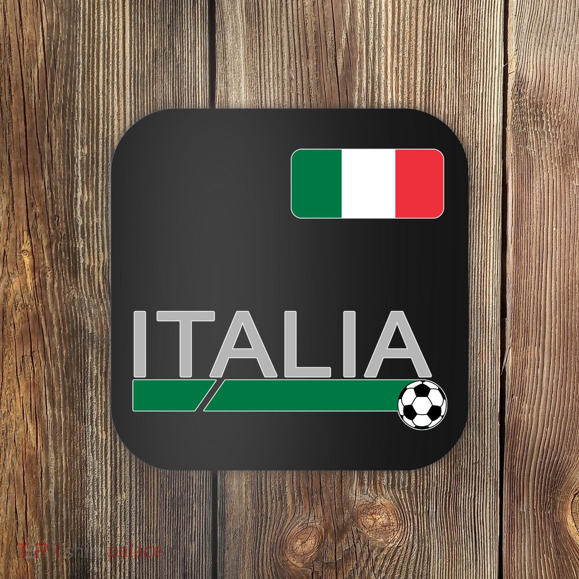 Italia Azzurri Supporter Italian Soccer Team Coaster
