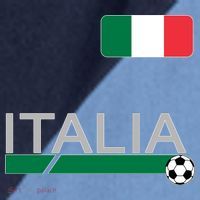 Italia Azzurri Supporter Italian Soccer Team Raglan Baseball Sleeve Shirt thumb 2
