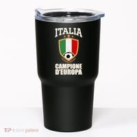 Italia Campione D'Europa Soccer Flag Shield Logo Tumbler thumb 0