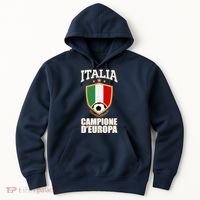 Italia Campione D'Europa Soccer Flag Shield Logo Hoodie thumb 0