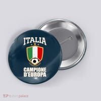 Italia Campione D'Europa Soccer Flag Shield Logo Button thumb 0