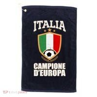 Italia Campione D'Europa Soccer Flag Shield Logo Golf Towel thumb 0