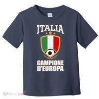 Italia Campione D'Europa Soccer Flag Shield Logo Toddler T-Shirt thumb 0