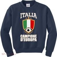 Italia Campione D'Europa Soccer Flag Shield Logo Kids Sweatshirt thumb 0