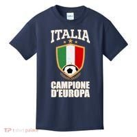 Italia Campione D'Europa Soccer Flag Shield Logo Kids T-Shirt thumb 0