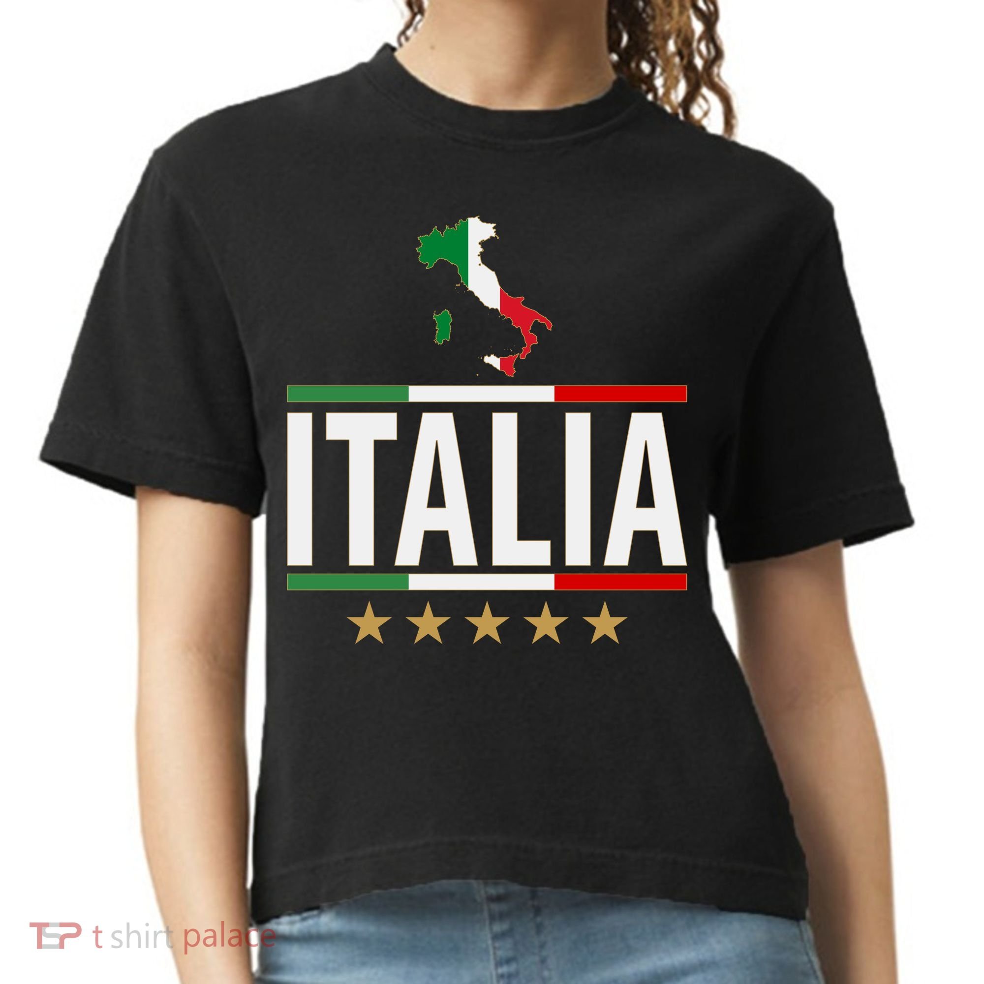 Italia Italy Soccer Football Champions Comfort Colors Boxy T-Shirt