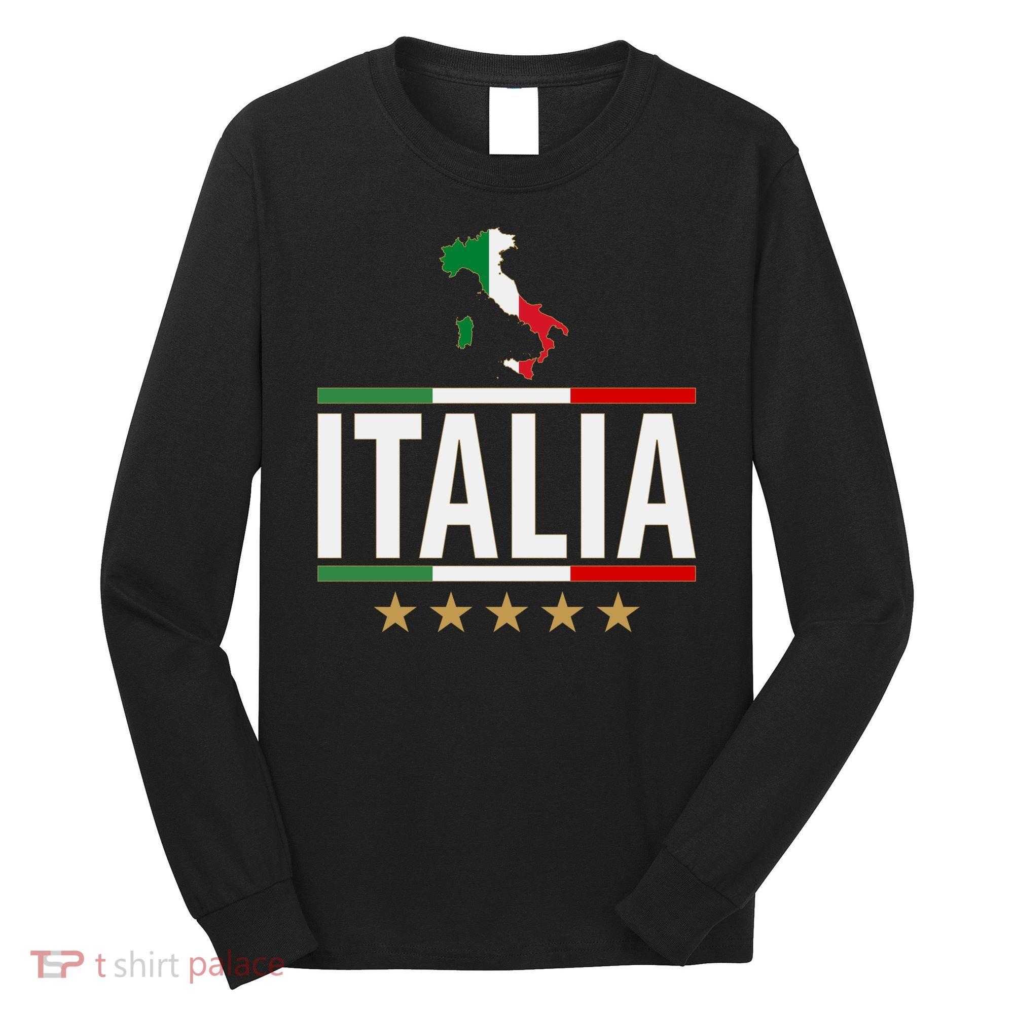 Italia Italy Soccer Football Champions Long Sleeve Shirt