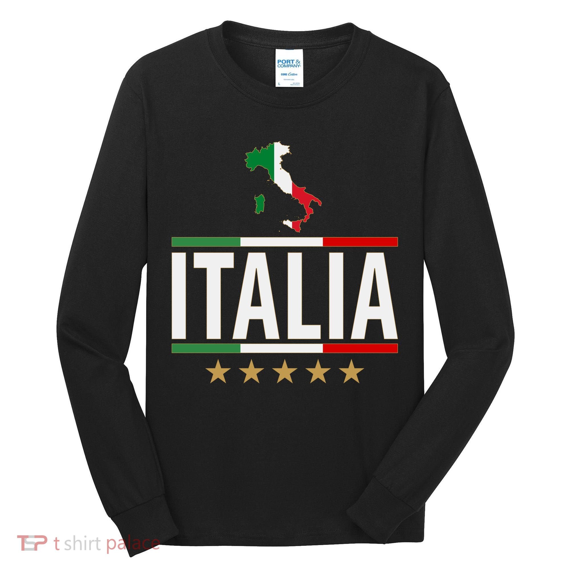 Italia Italy Soccer Football Champions Tall Long Sleeve Shirt