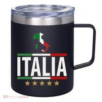 Italia Italy Soccer Football Champions 12oz Stainless Steel Coffee Mug thumb 0