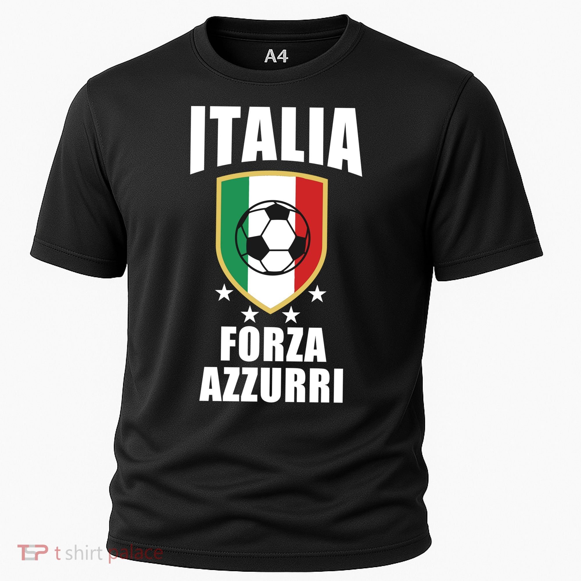 Italia Soccer Forza Azzurri Cooling Performance Crew T-Shirt