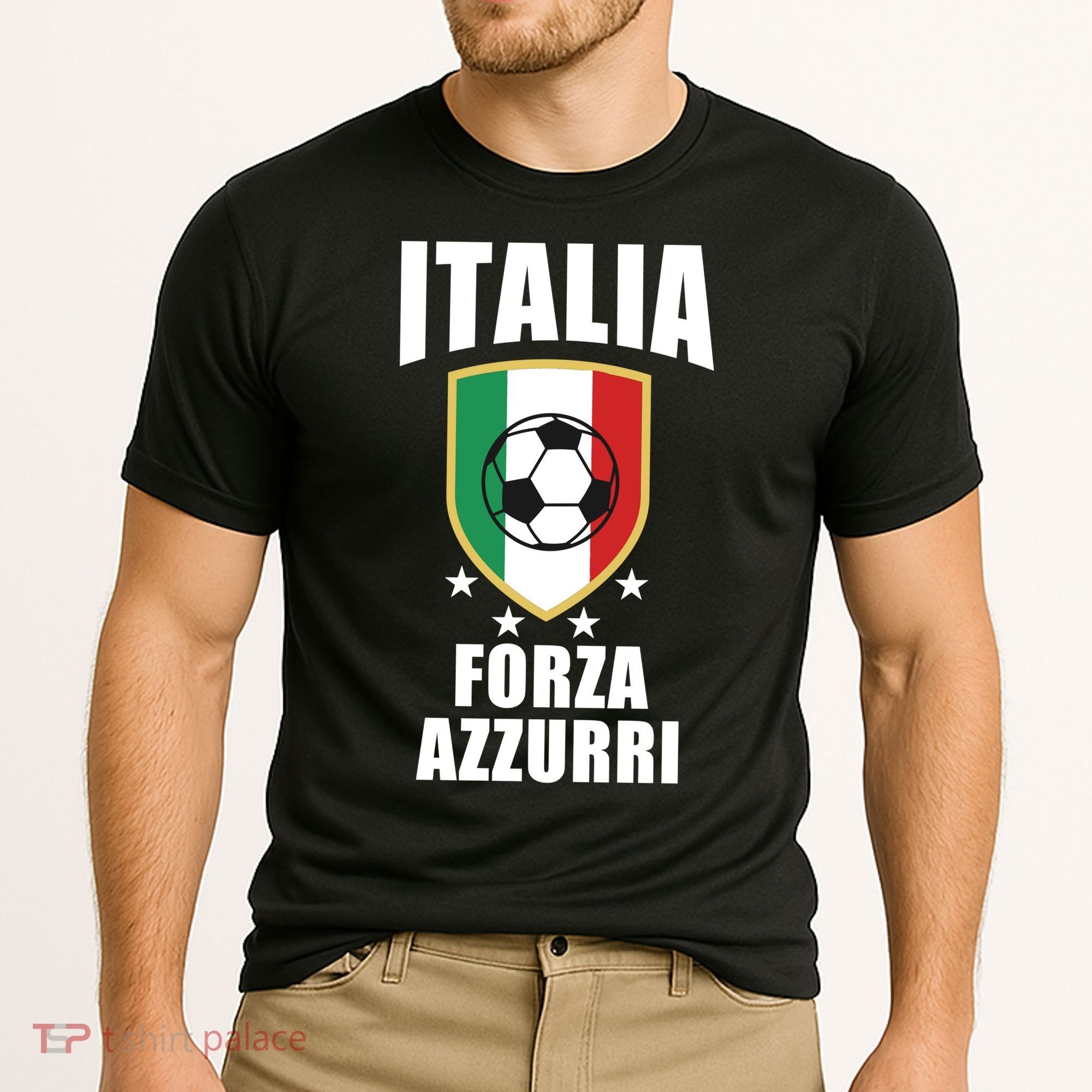 Italia Soccer Forza Azzurri Cooling Performance Crew T-Shirt