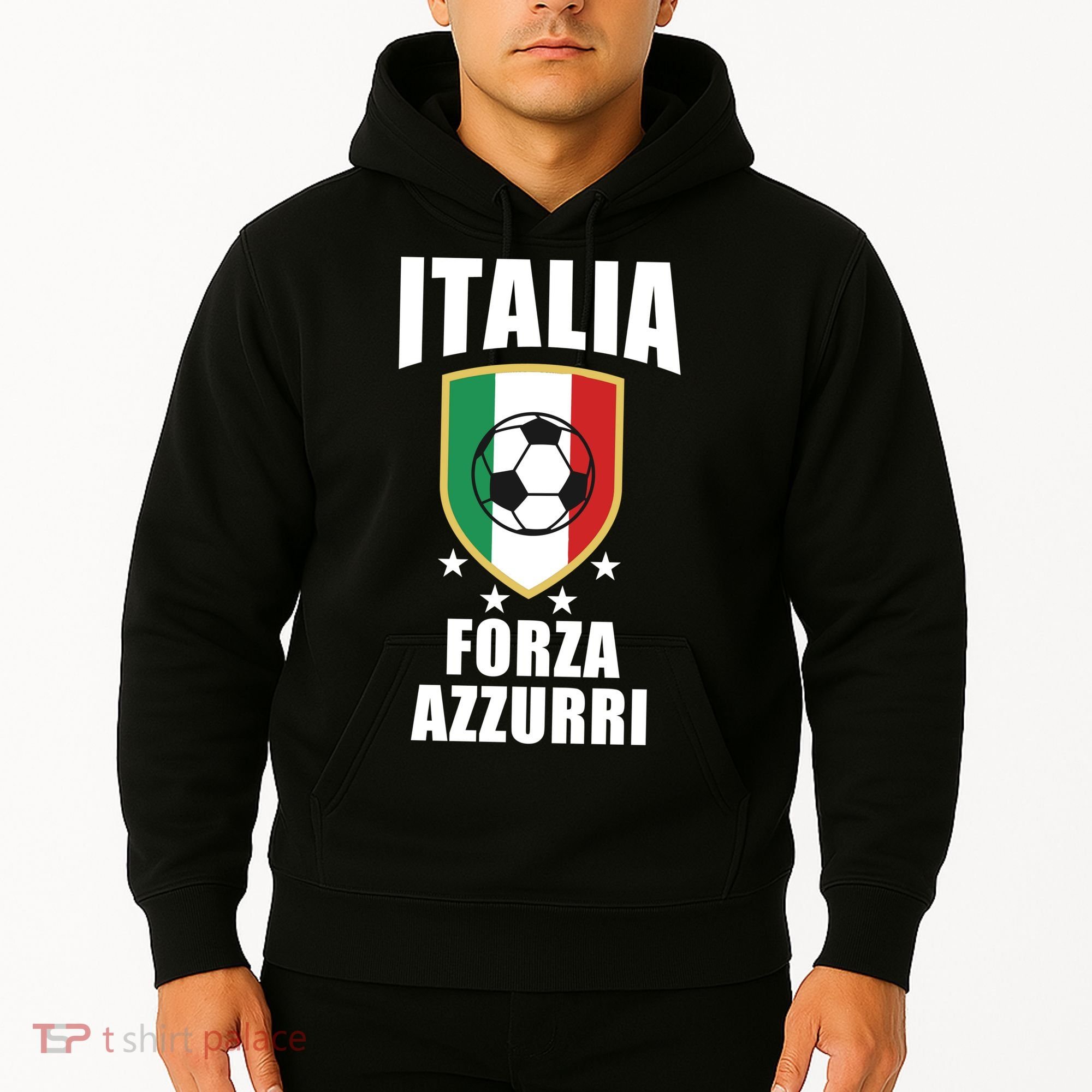 Italia Soccer Forza Azzurri Hoodie