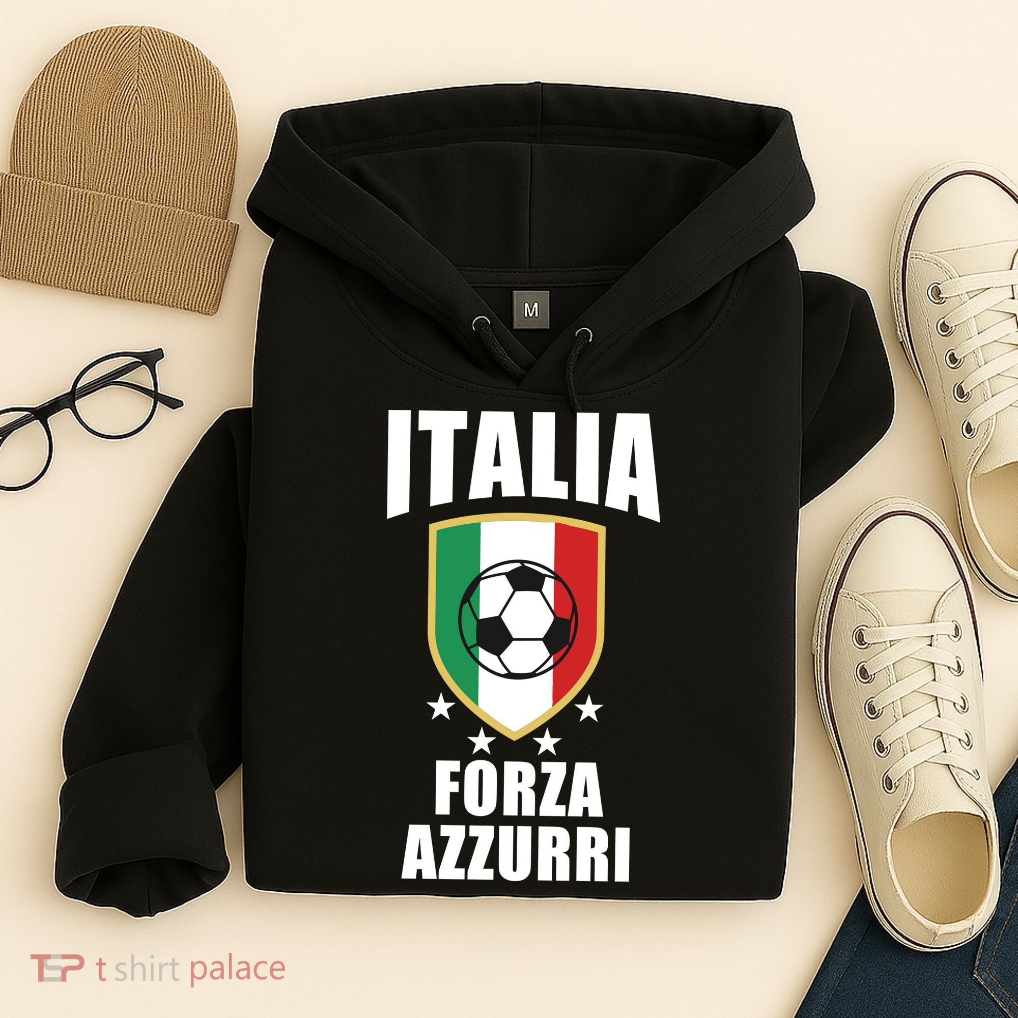 Italia Soccer Forza Azzurri Hoodie