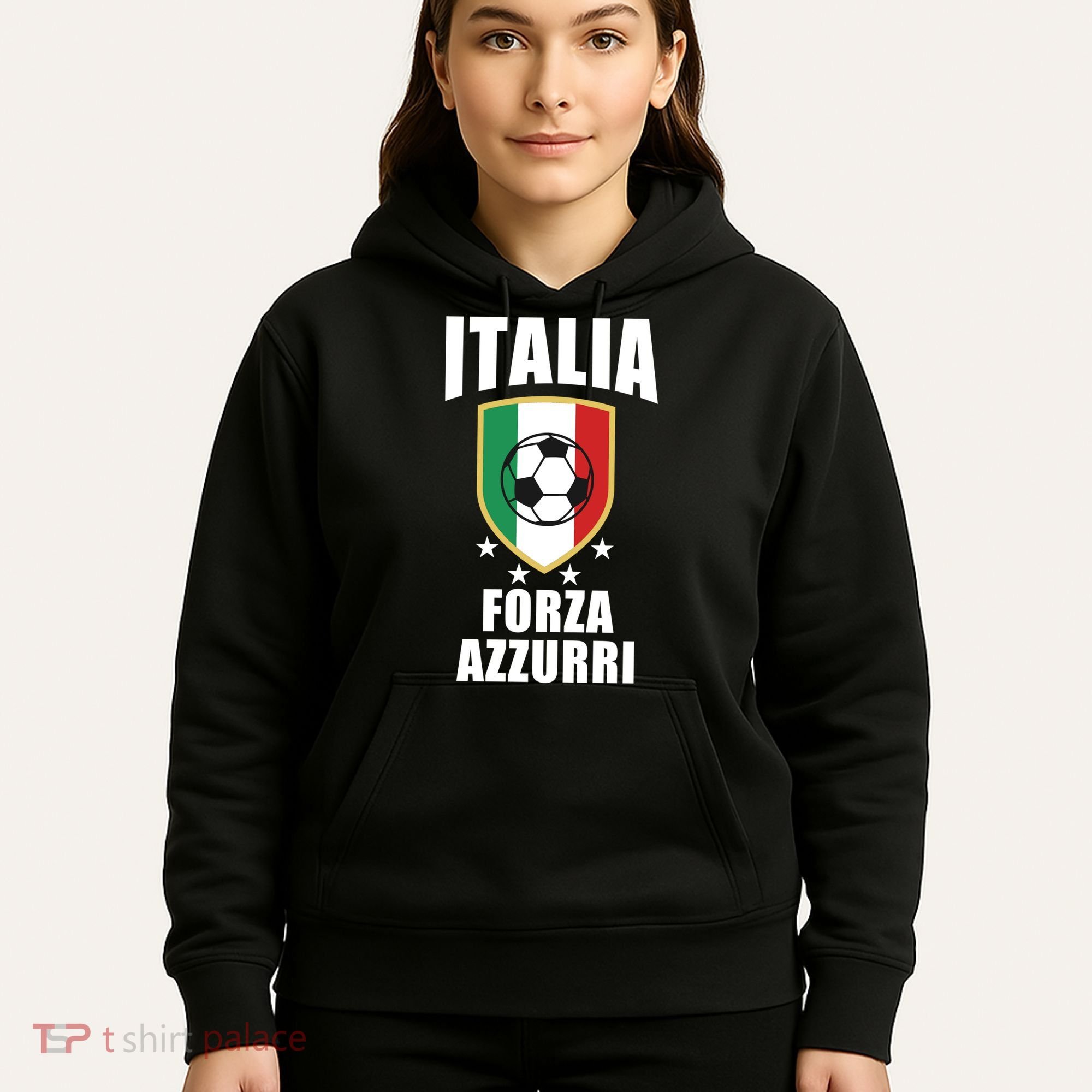Italia Soccer Forza Azzurri Hoodie