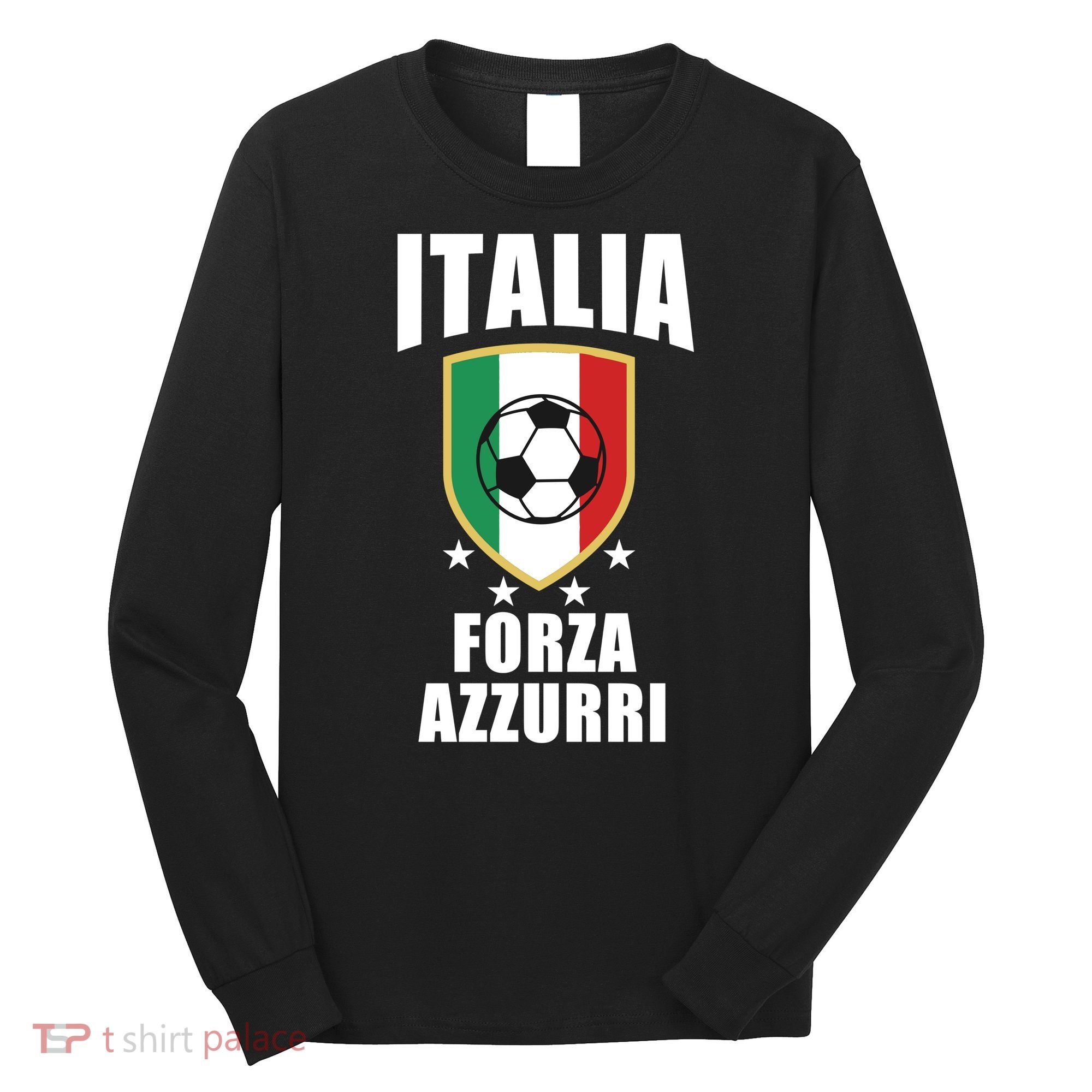 Italia Soccer Forza Azzurri Long Sleeve Shirt