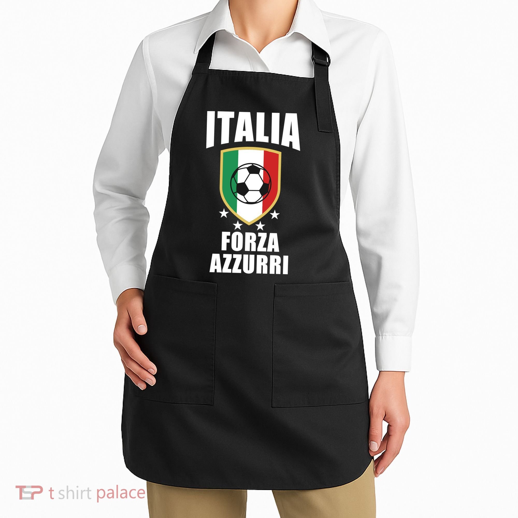 Italia Soccer Forza Azzurri Apron