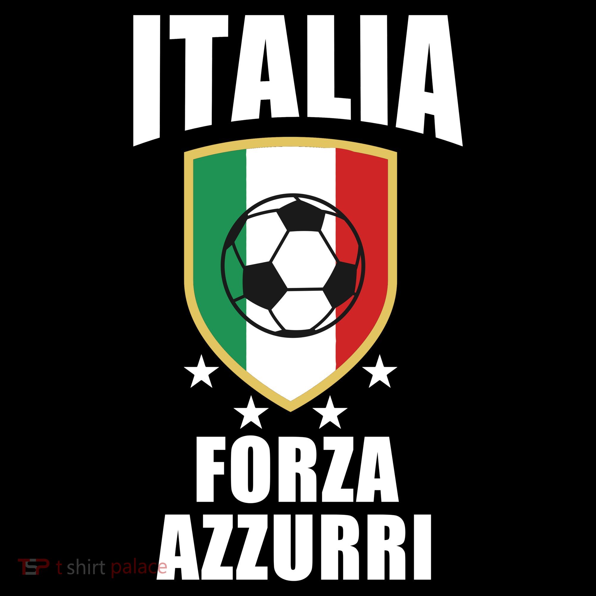 Italia Soccer Forza Azzurri T-Shirt