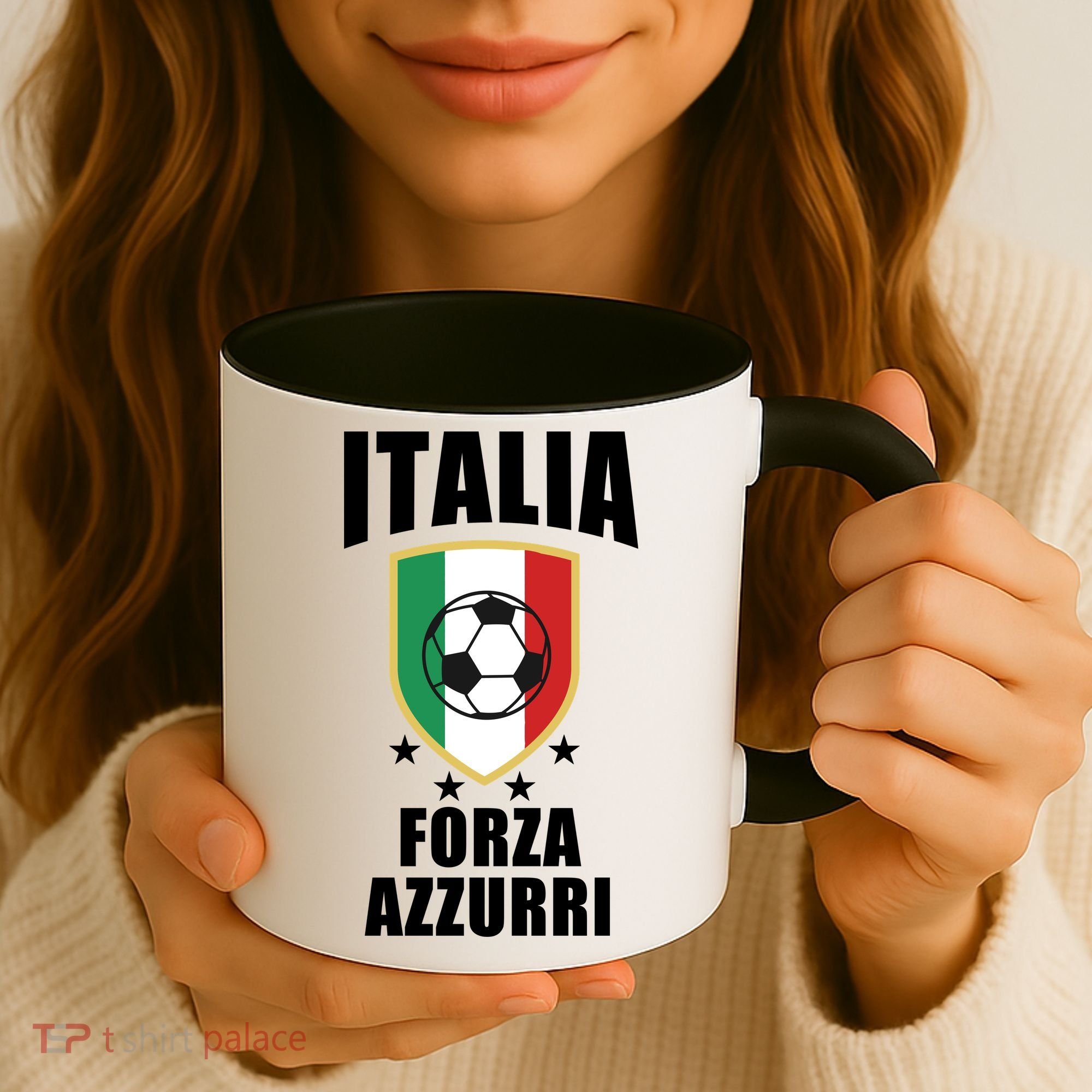 Italia Soccer Forza Azzurri Coffee Mug