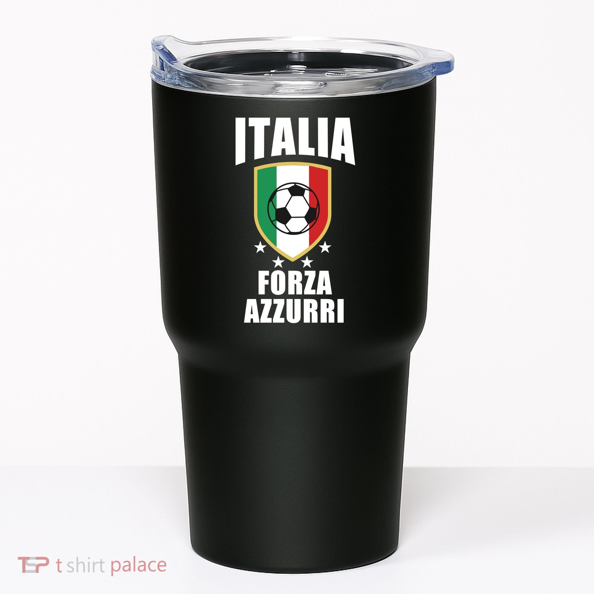 Italia Soccer Forza Azzurri Tumbler