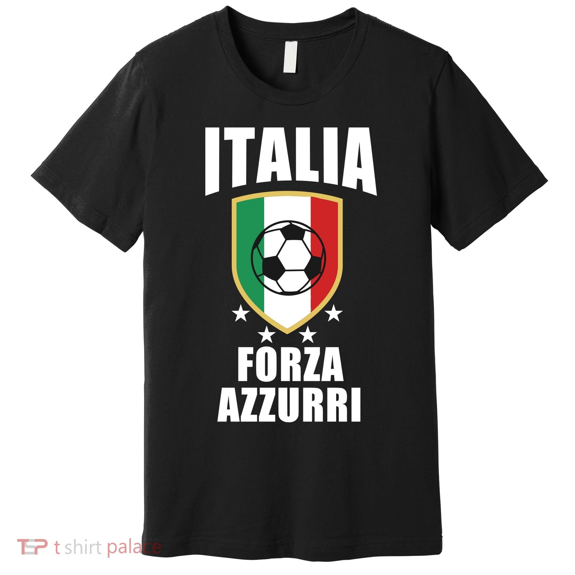 Italia Soccer Forza Azzurri Premium T-Shirt
