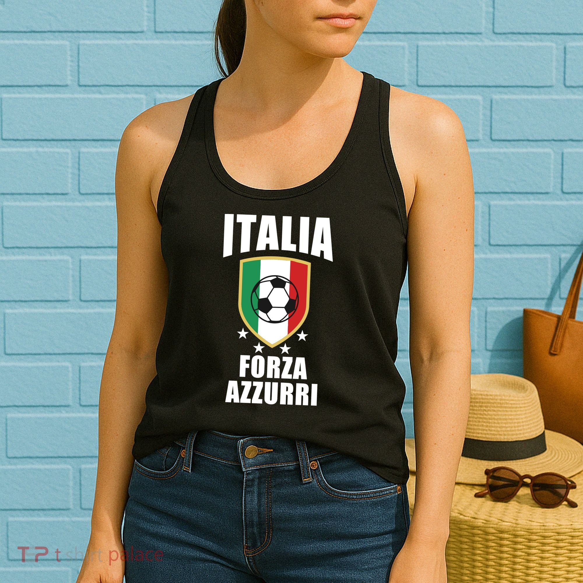Italia Soccer Forza Azzurri Women's Tank Top