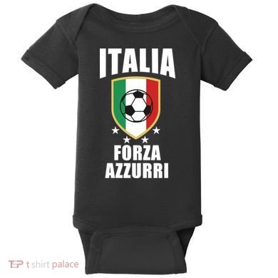 Italia Soccer Forza Azzurri Baby Bodysuit