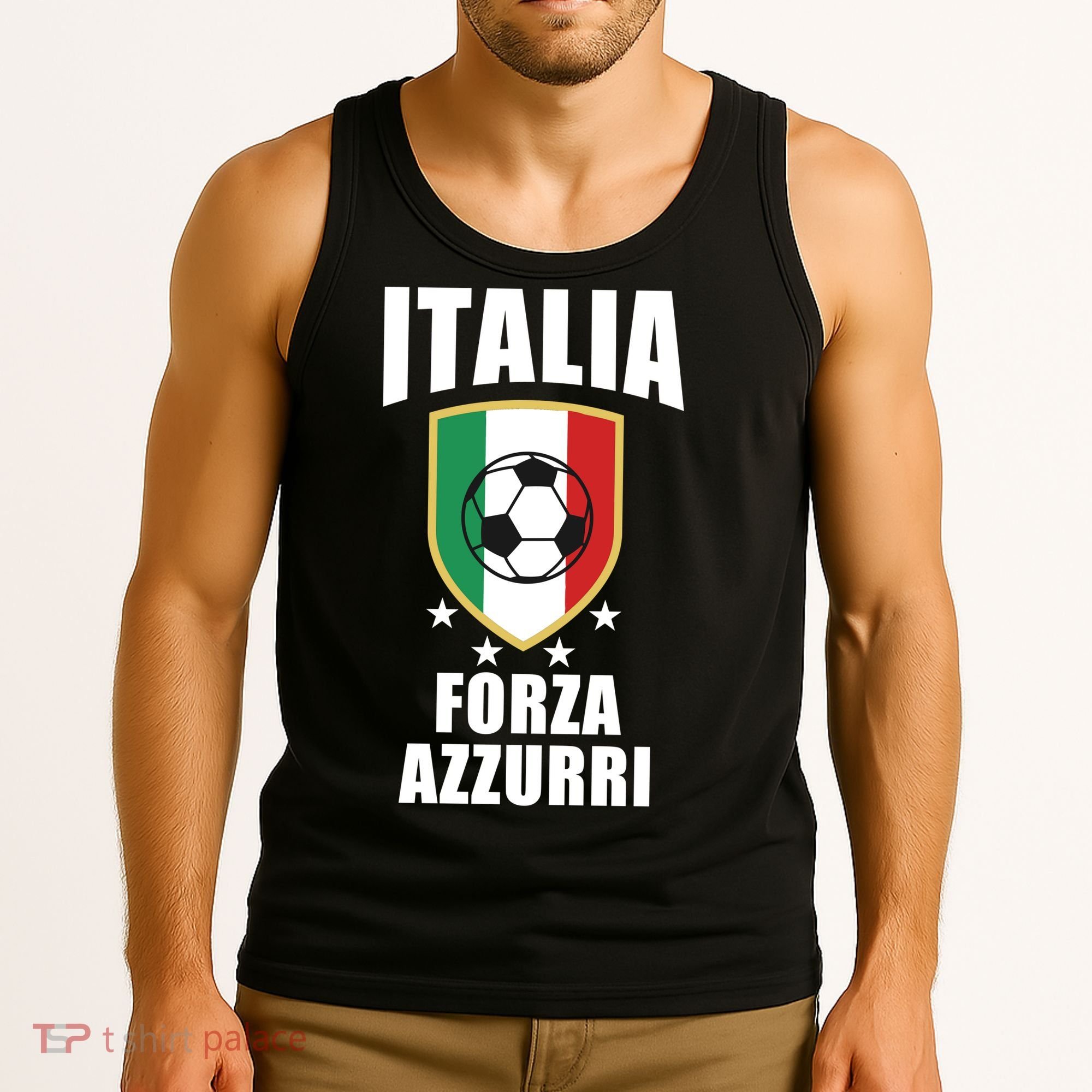 Italia Soccer Forza Azzurri Tank Top