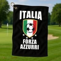 Italia Soccer Forza Azzurri Golf Towel thumb 1