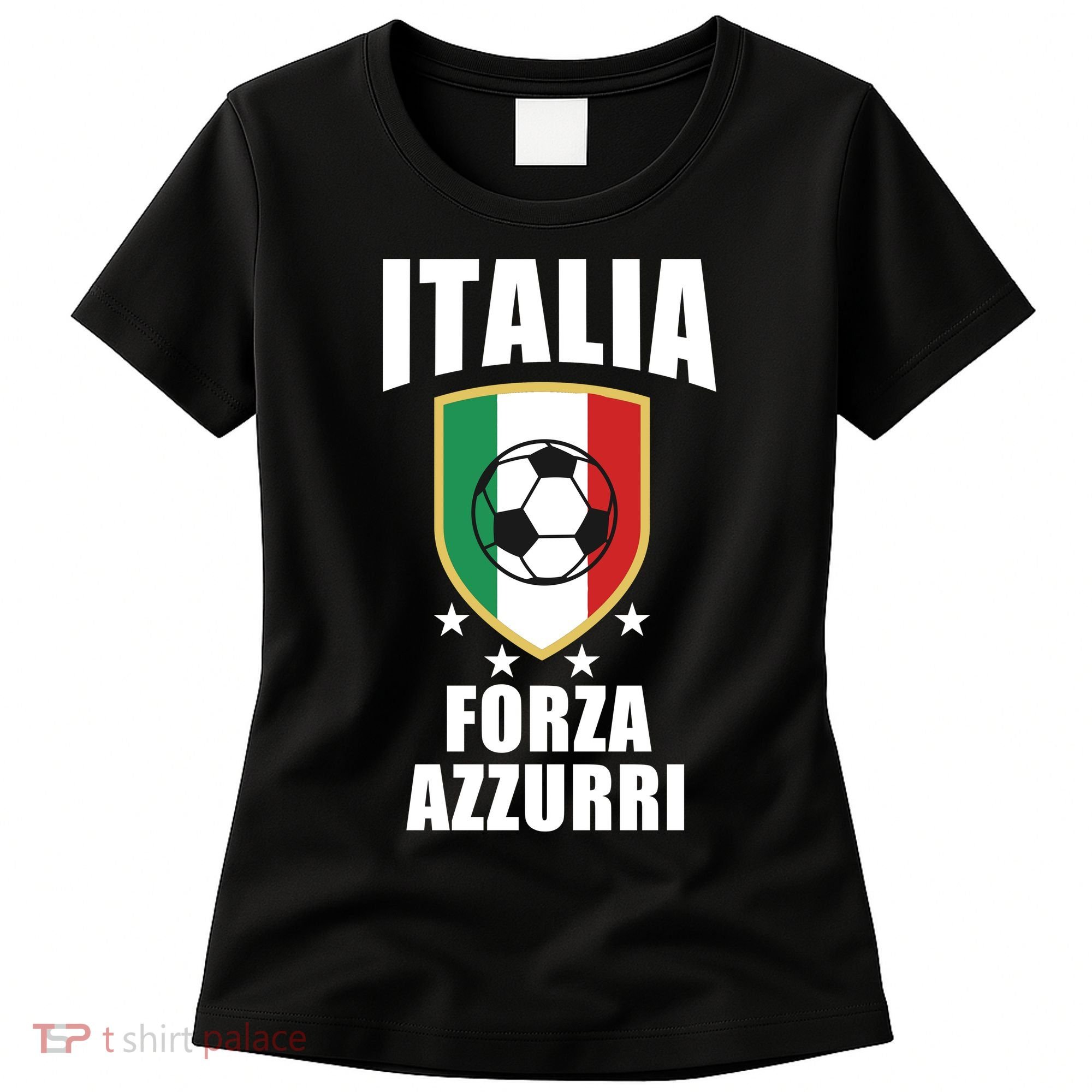 Italia Soccer Forza Azzurri Women's T-Shirt