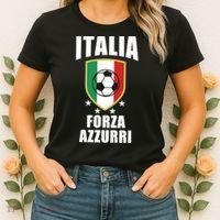 Italia Soccer Forza Azzurri Women's T-Shirt thumb 2