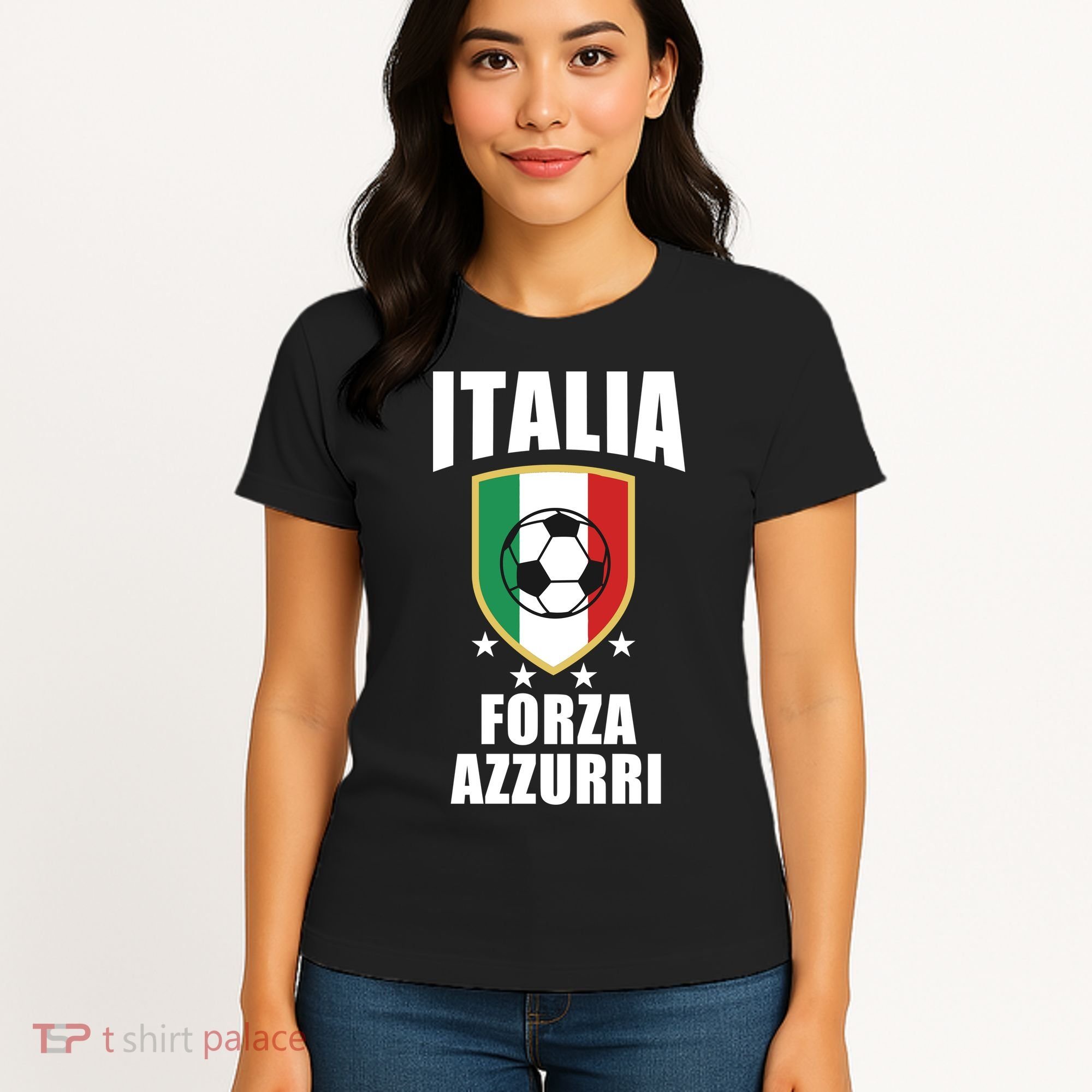 Italia Soccer Forza Azzurri Women's T-Shirt