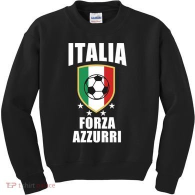 Italia Soccer Forza Azzurri Kids Sweatshirt